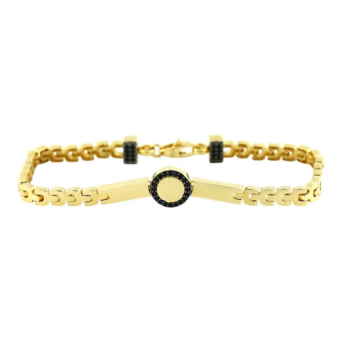 14 Ayar Altın Tasarım Bileklik  -  F005665