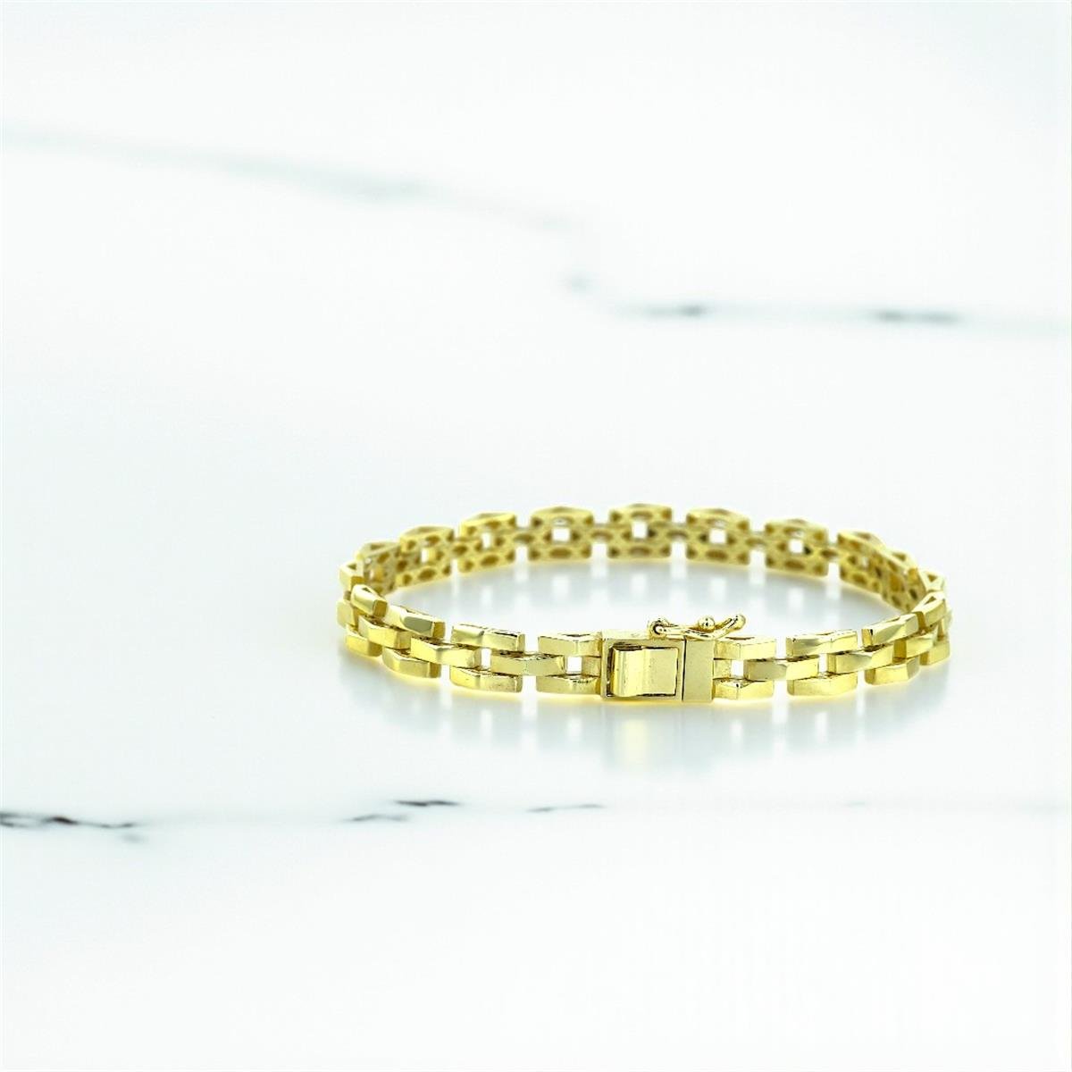 14 Ayar Altın Tasarım Bileklik  -  K218803