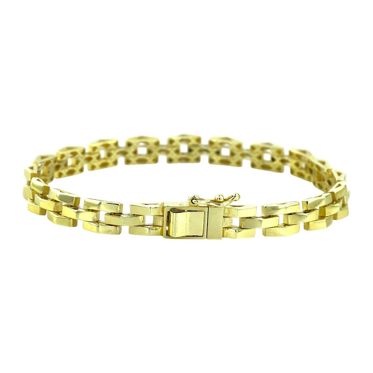 14 Ayar Altın Tasarım Bileklik  -  K218803