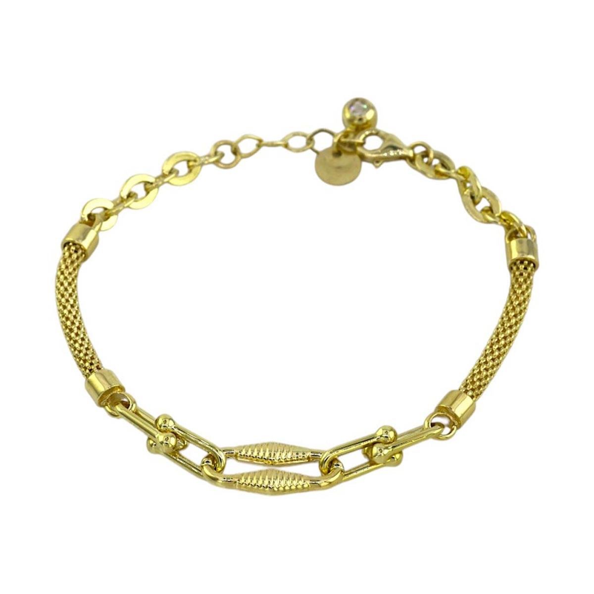 14 Ayar Altın Tasarım Bileklik  -  K222235