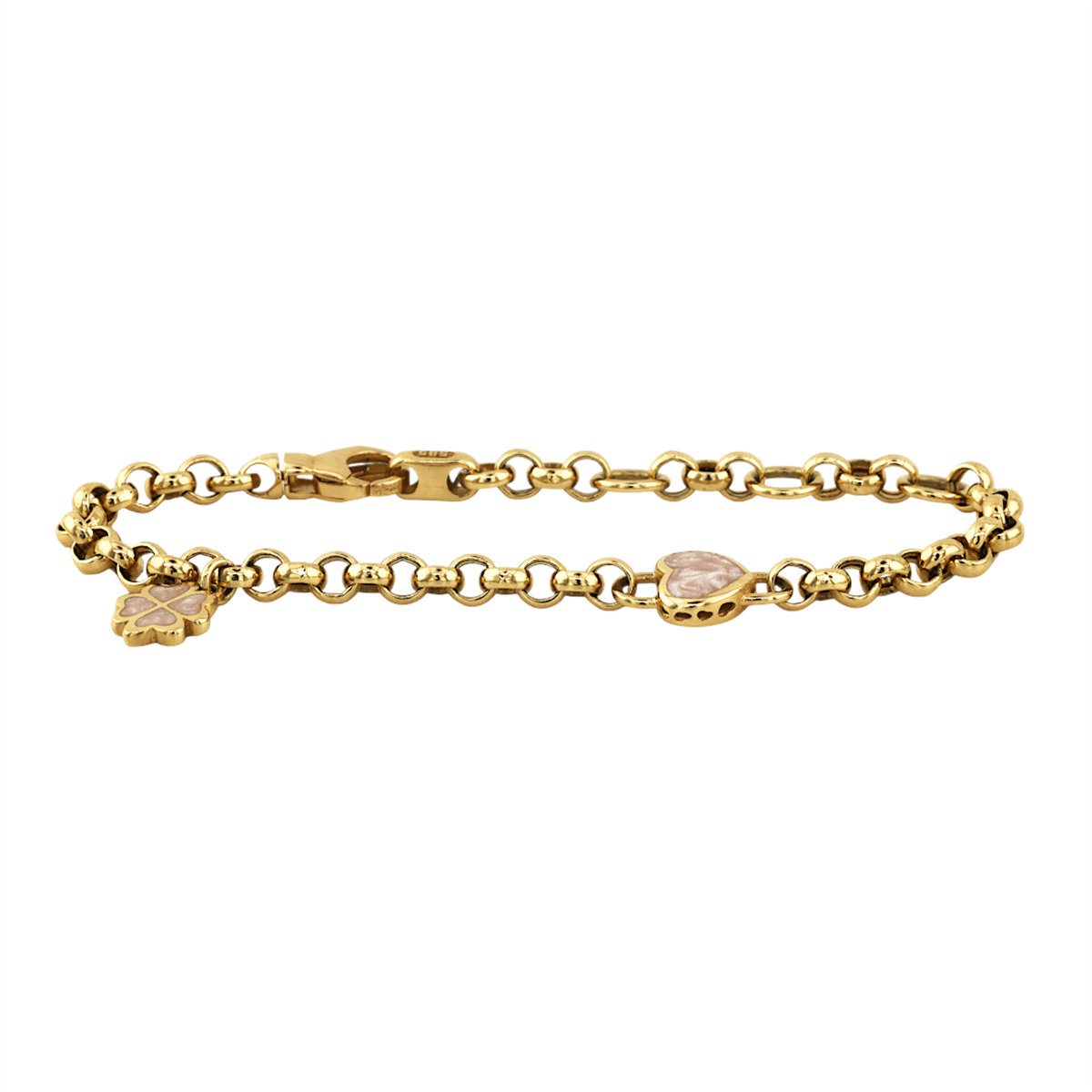 14 Ayar Altın Tasarım Bileklik  -  K229306