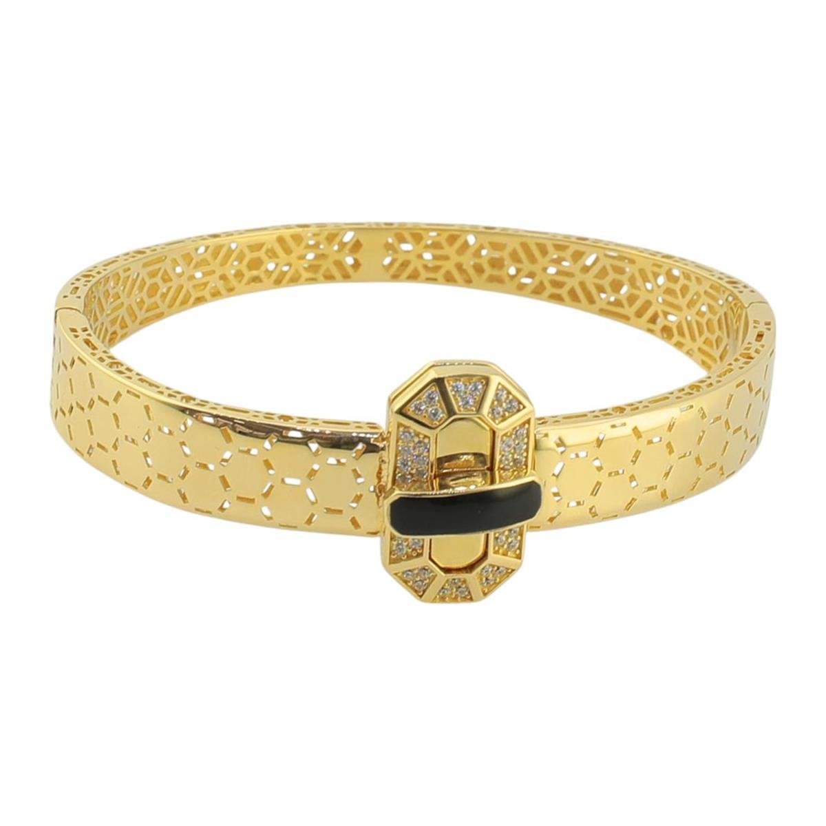 14 Ayar Altın Tasarım Bilezik  -  0179256