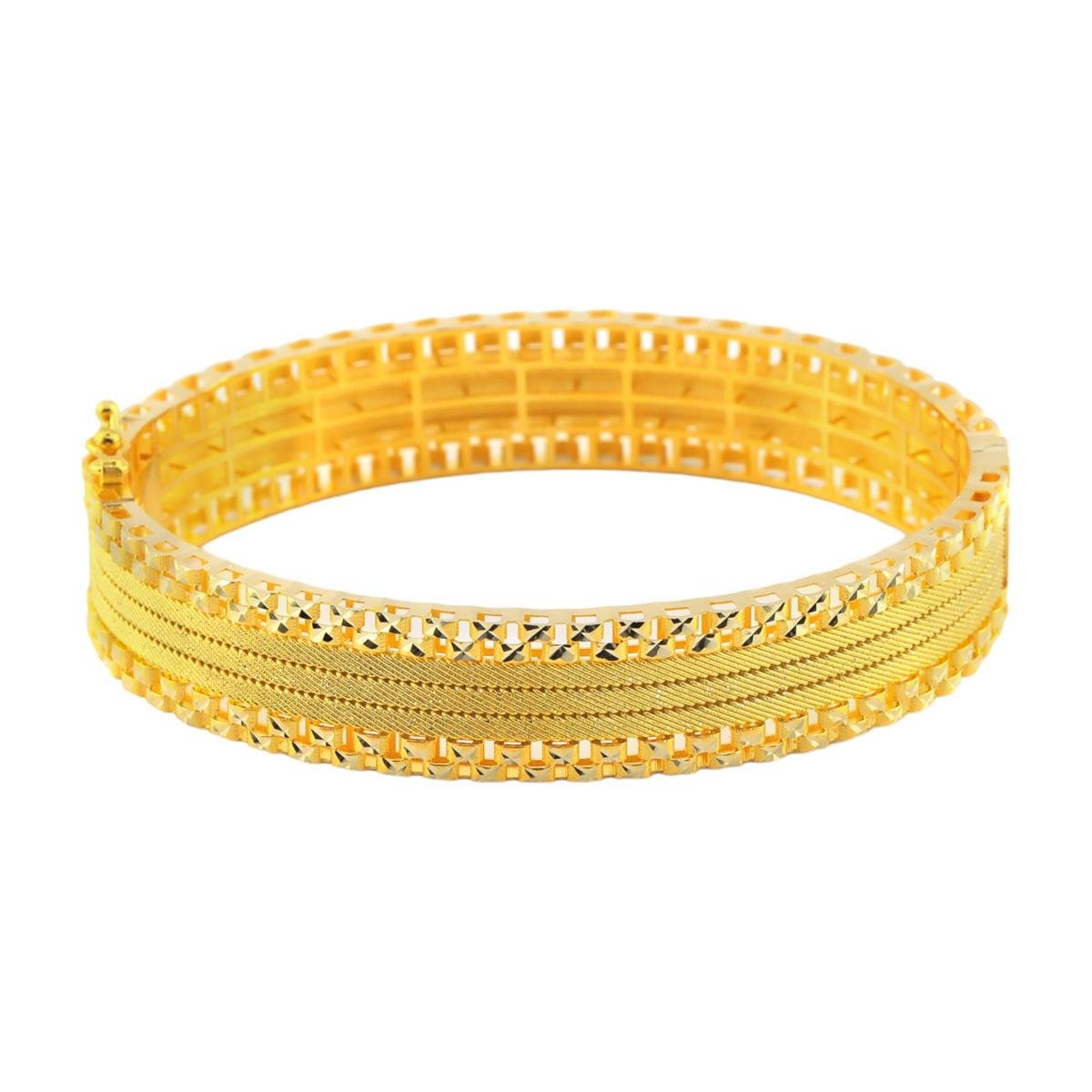 14 Ayar Altın Tasarım Bilezik  -  0180371