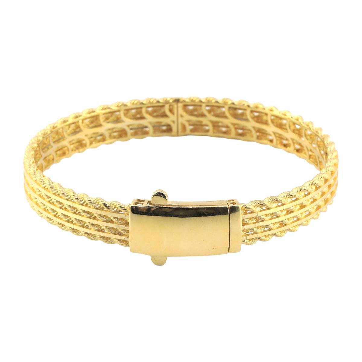 14 Ayar Altın Tasarım Bilezik  -  0180373