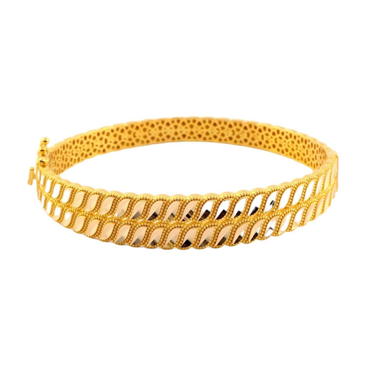 14 Ayar Altın Tasarım Bilezik  -  0180764