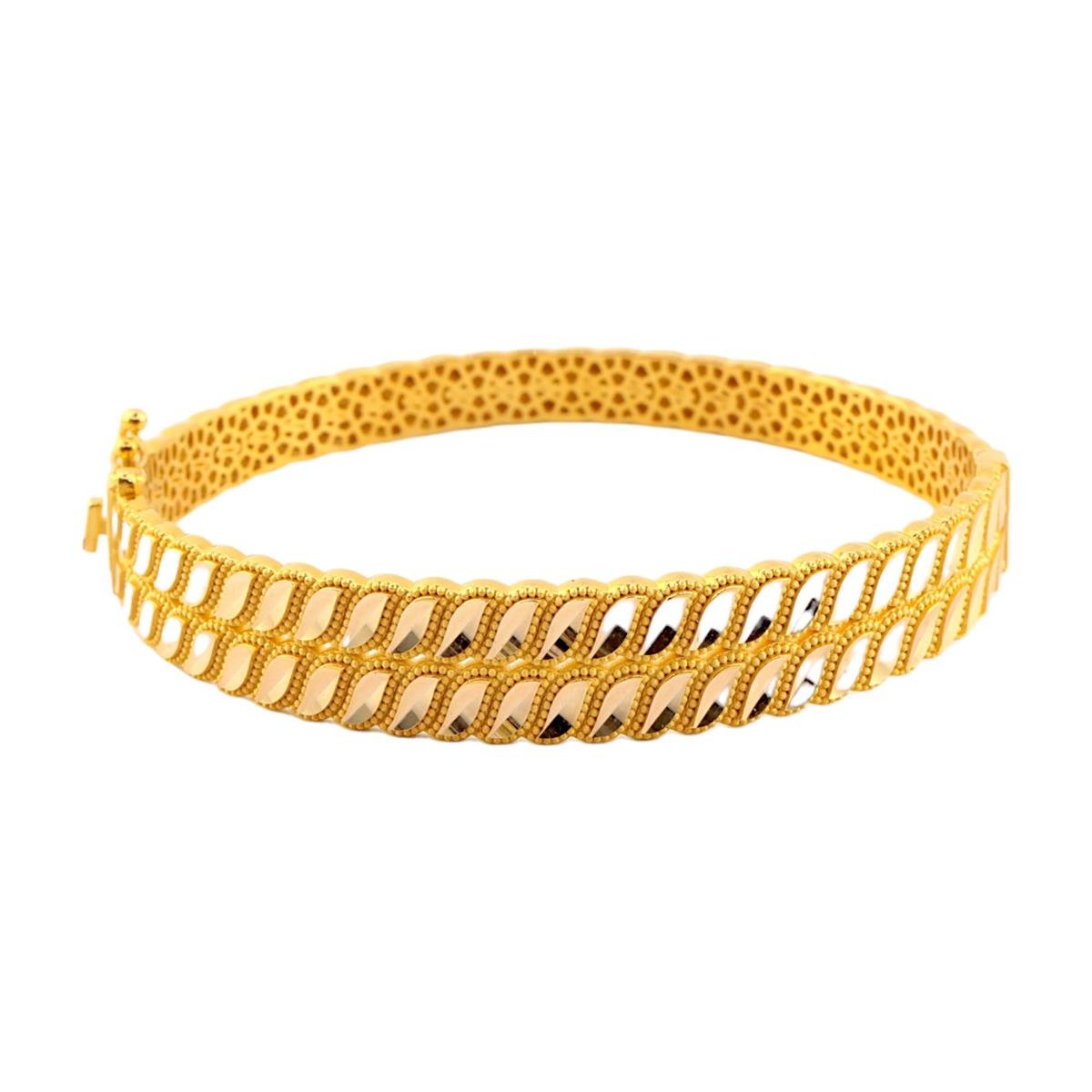 14 Ayar Altın Tasarım Bilezik  -  0180764