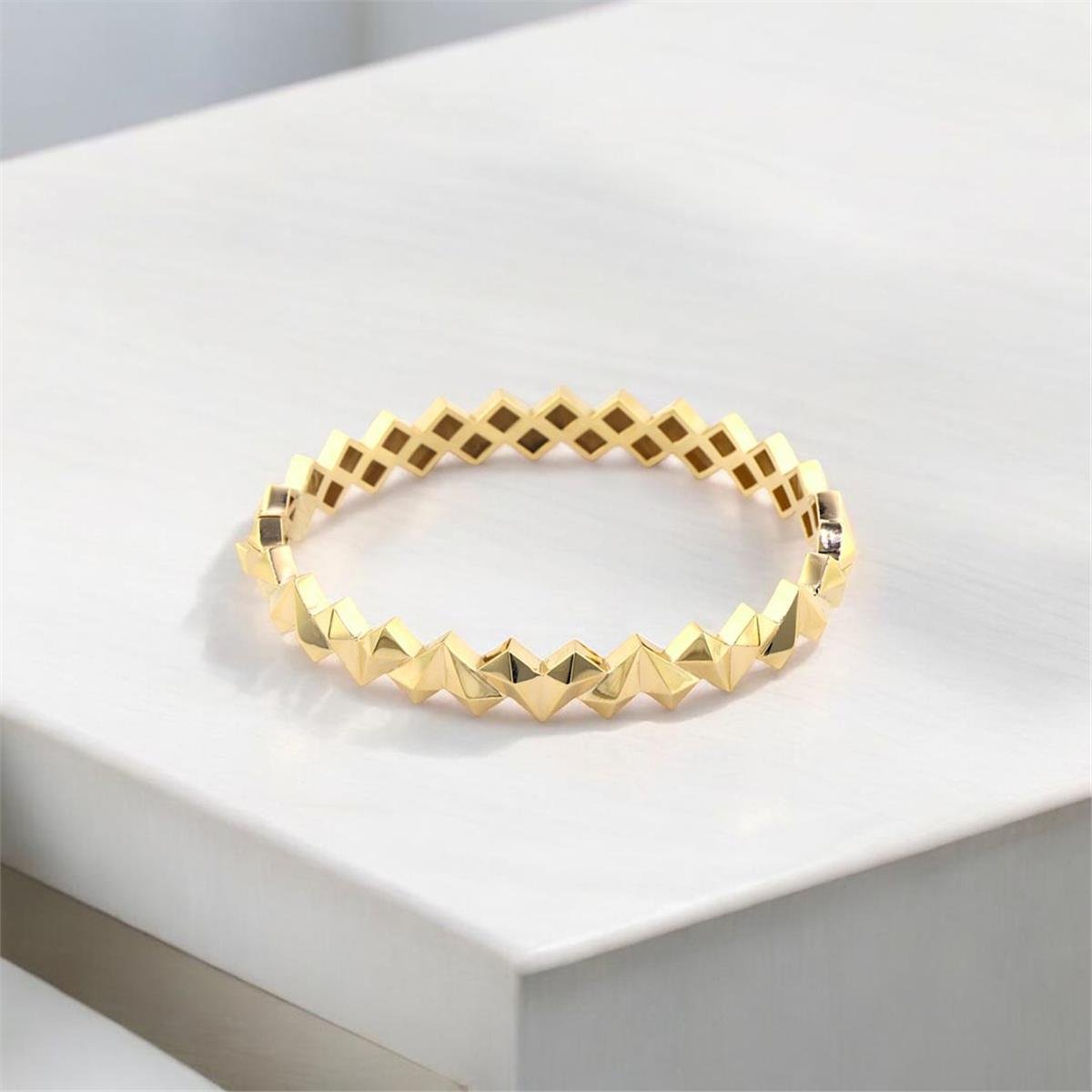 14 Ayar Altın Tasarım Bilezik  -  0186383