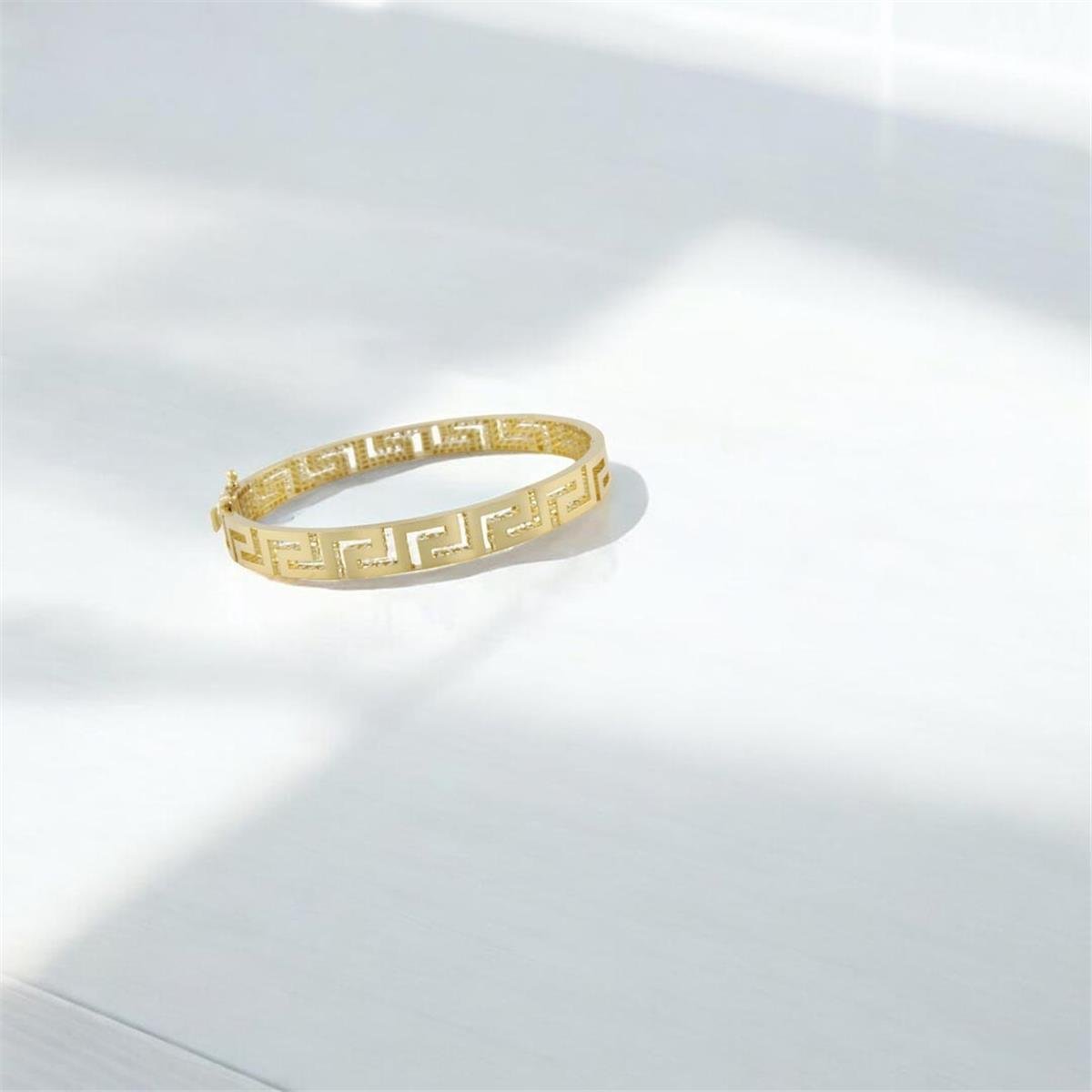 14 Ayar Altın Tasarım Bilezik  -  0187979