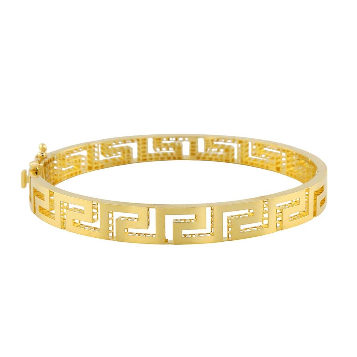 14 Ayar Altın Tasarım Bilezik  -  0187979