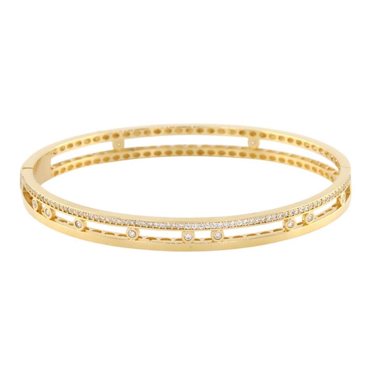 14 Ayar Altın Tasarım Bilezik  -  0188531