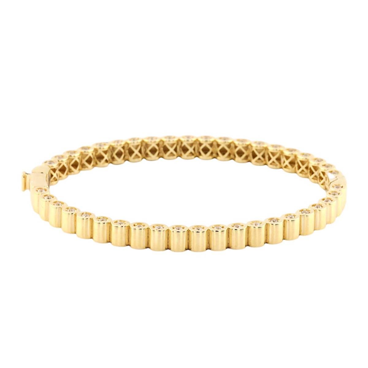 14 Ayar Altın Tasarım Bilezik  -  0188533