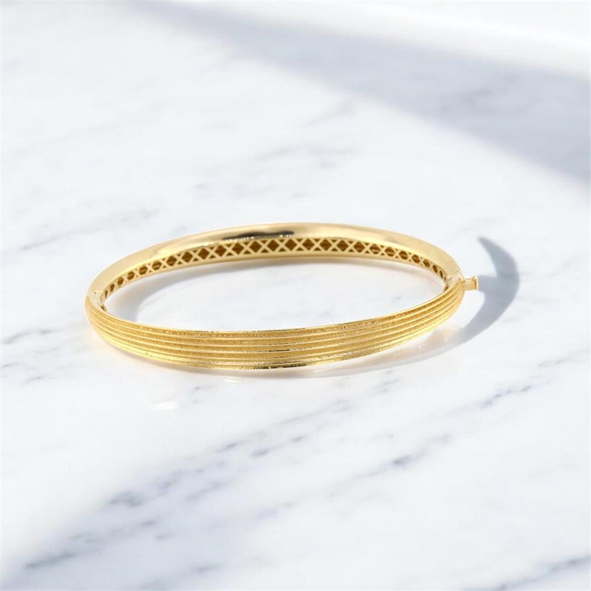 14 Ayar Altın Tasarım Bilezik  -  0188535