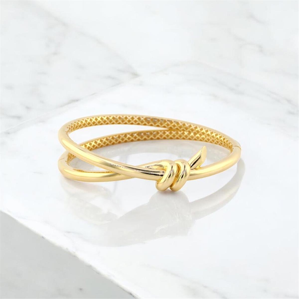 14 Ayar Altın Tasarım Bilezik  -  0188539