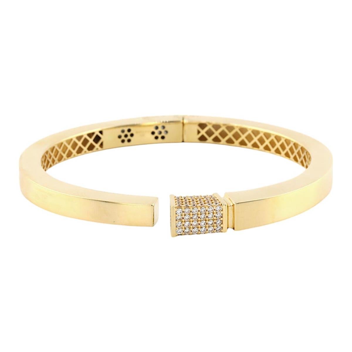 14 Ayar Altın Tasarım Bilezik  -  0188543