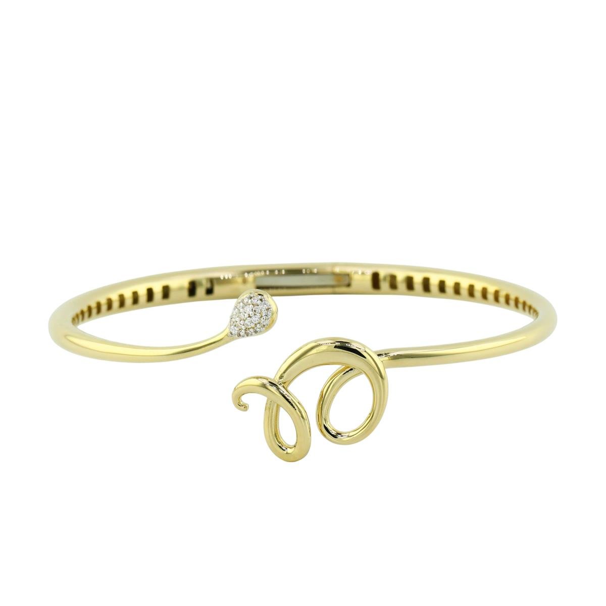 14 Ayar Altın Tasarım Bilezik  -  0194610