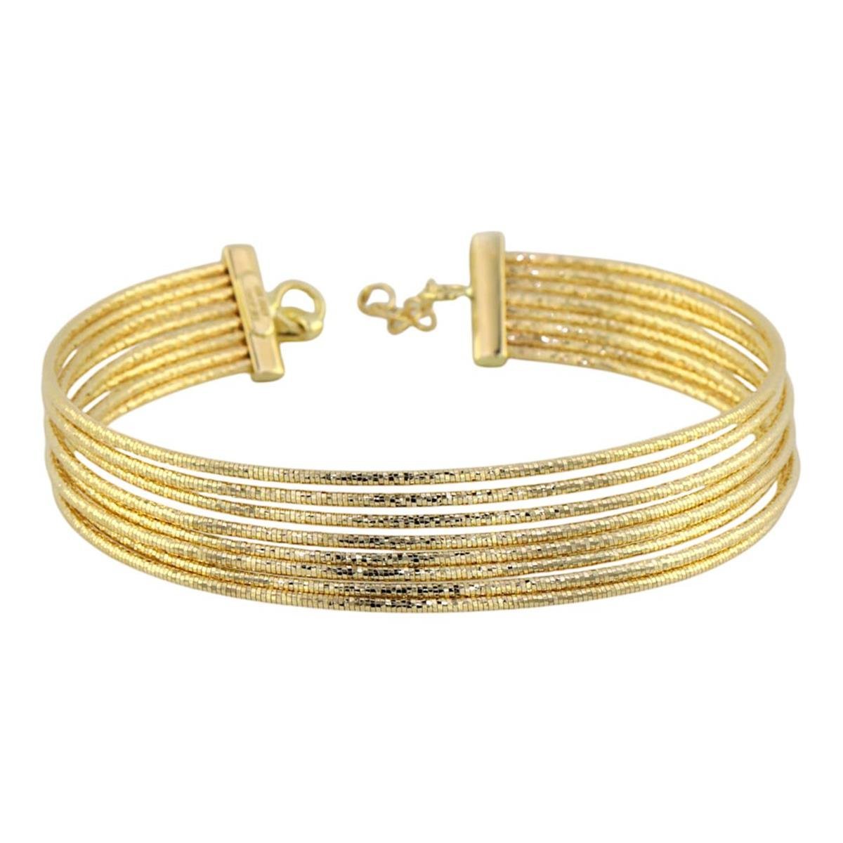 14 Ayar Altın Tasarım Bilezik  -  F004038