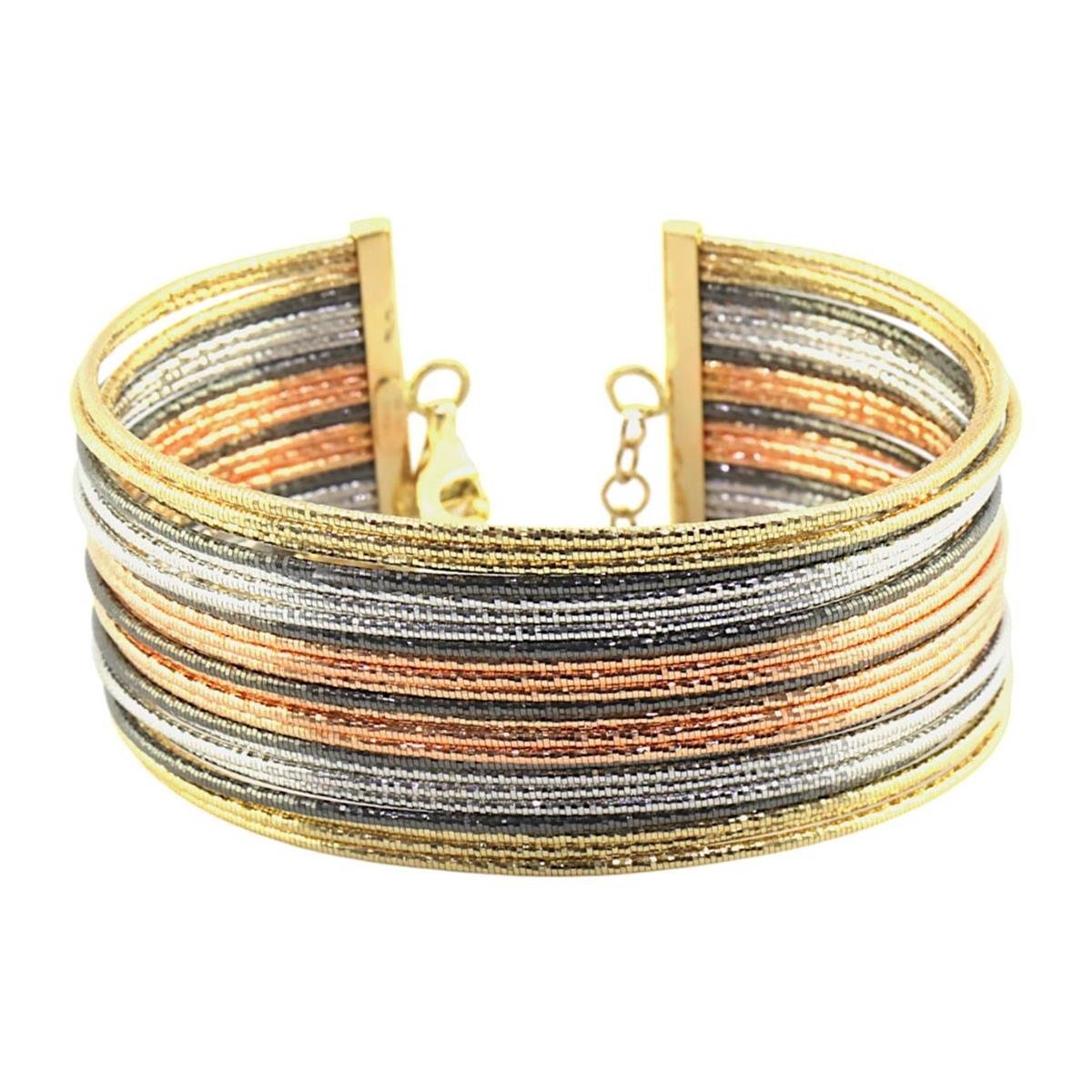 14 Ayar Altın Tasarım Bilezik  -  F004039