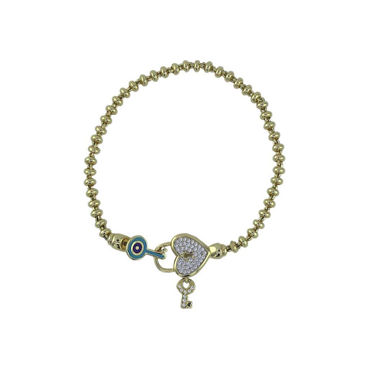 14 Ayar Altın Tasarım Bilezik  -  K196124