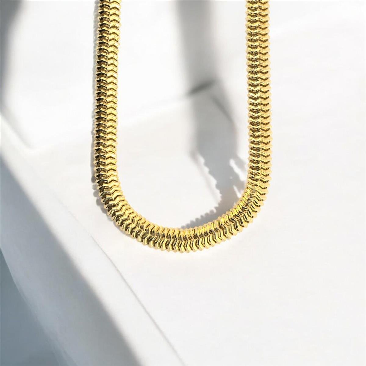 14 Ayar Altın Tasarım Gerdanlık  -  0180656