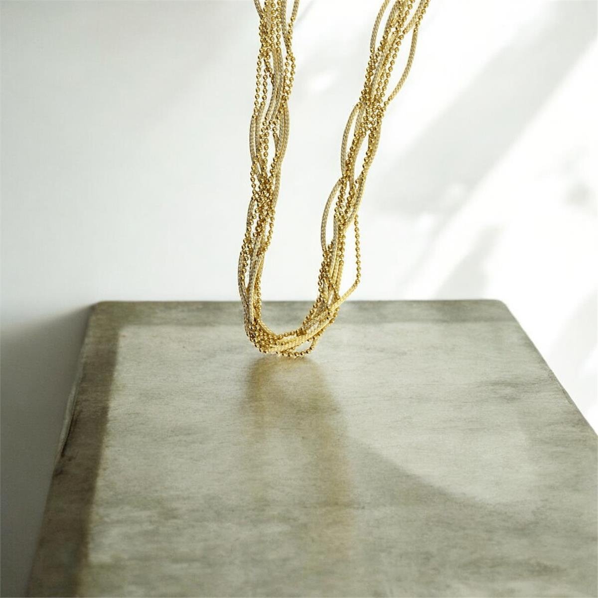 14 Ayar Altın Tasarım Gerdanlık  -  0188854