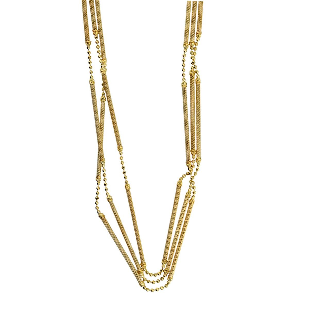 14 Ayar Altın Tasarım Gerdanlık  -  0188896