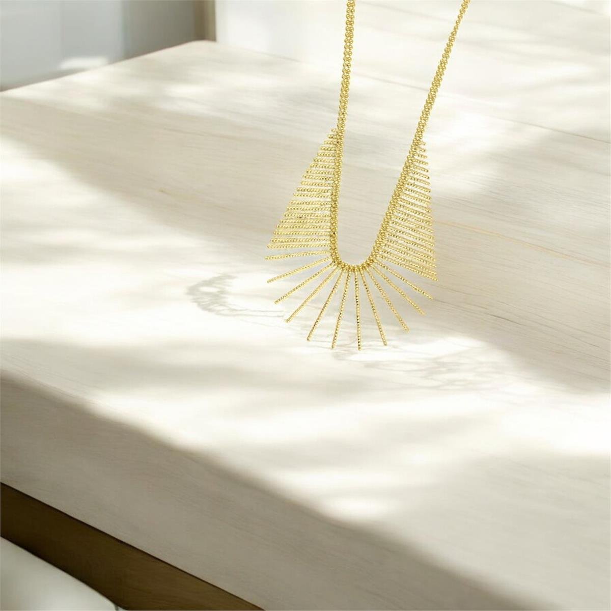 14 Ayar Altın Tasarım Gerdanlık  -  0188966