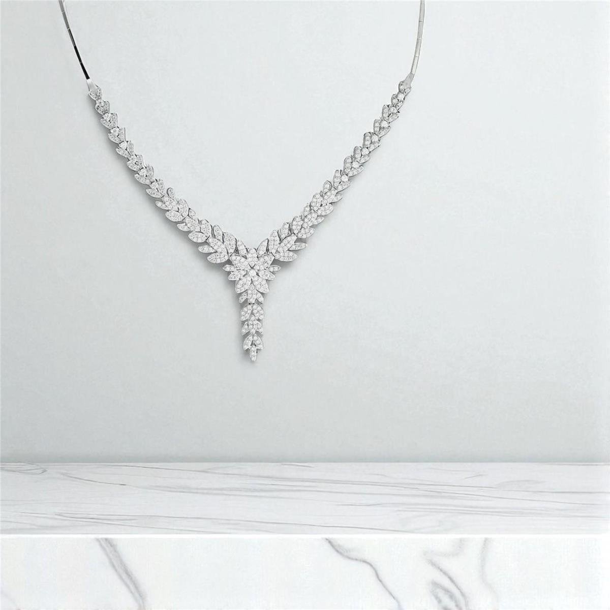 14 Ayar Altın Tasarım Gerdanlık  -  0196060