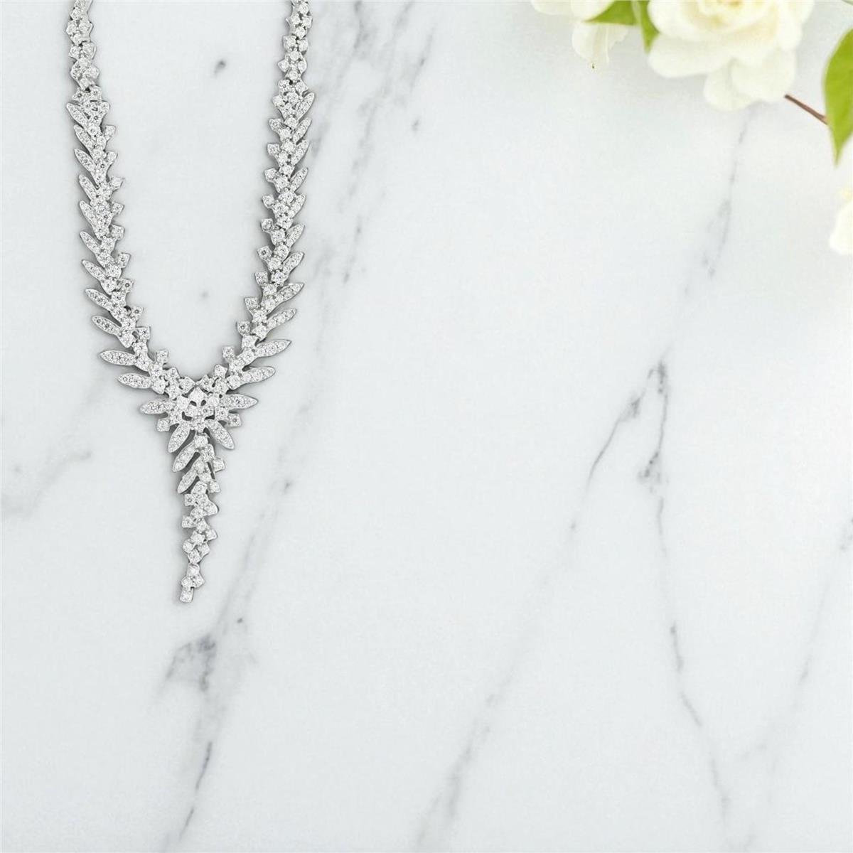 14 Ayar Altın Tasarım Gerdanlık  -  0196321