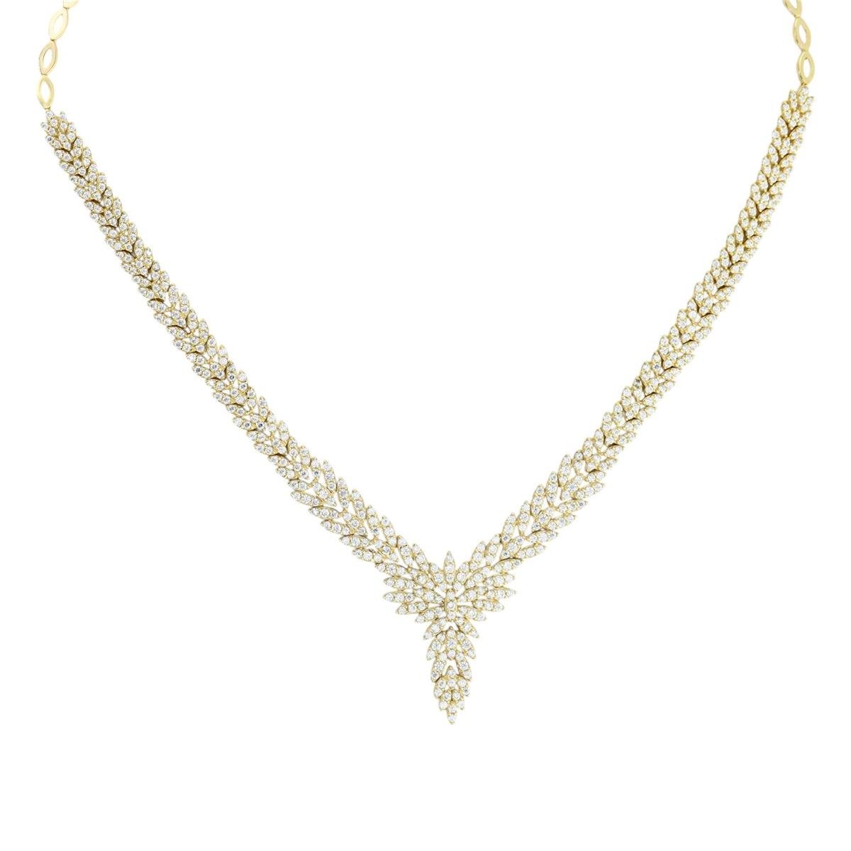 14 Ayar Altın Tasarım Gerdanlık  -  0196358