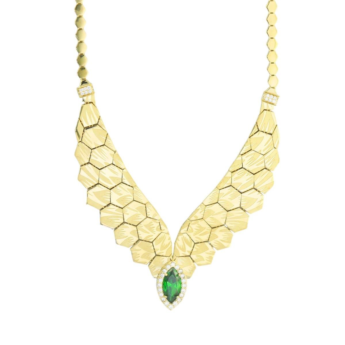 14 Ayar Altın Tasarım Gerdanlık  -  0196788