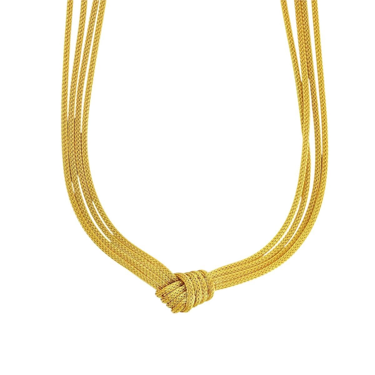 14 Ayar Altın Tasarım Gerdanlık  -  0199507