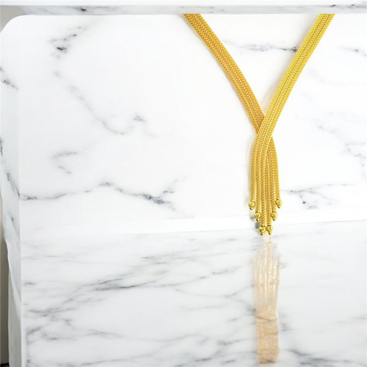 14 Ayar Altın Tasarım Gerdanlık  -  0202401