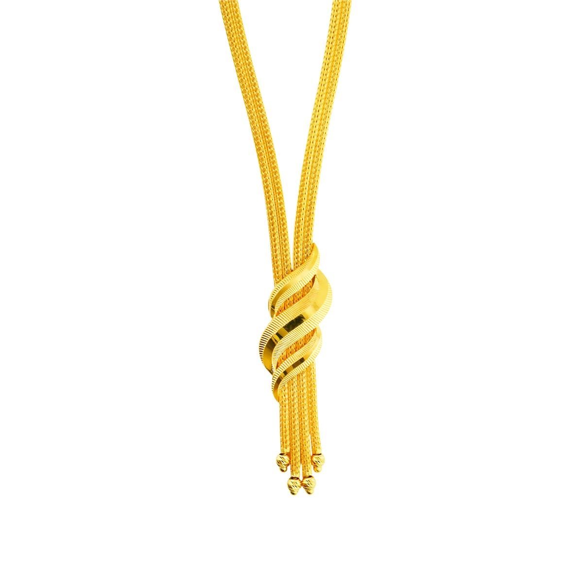 14 Ayar Altın Tasarım Gerdanlık  -  0202407