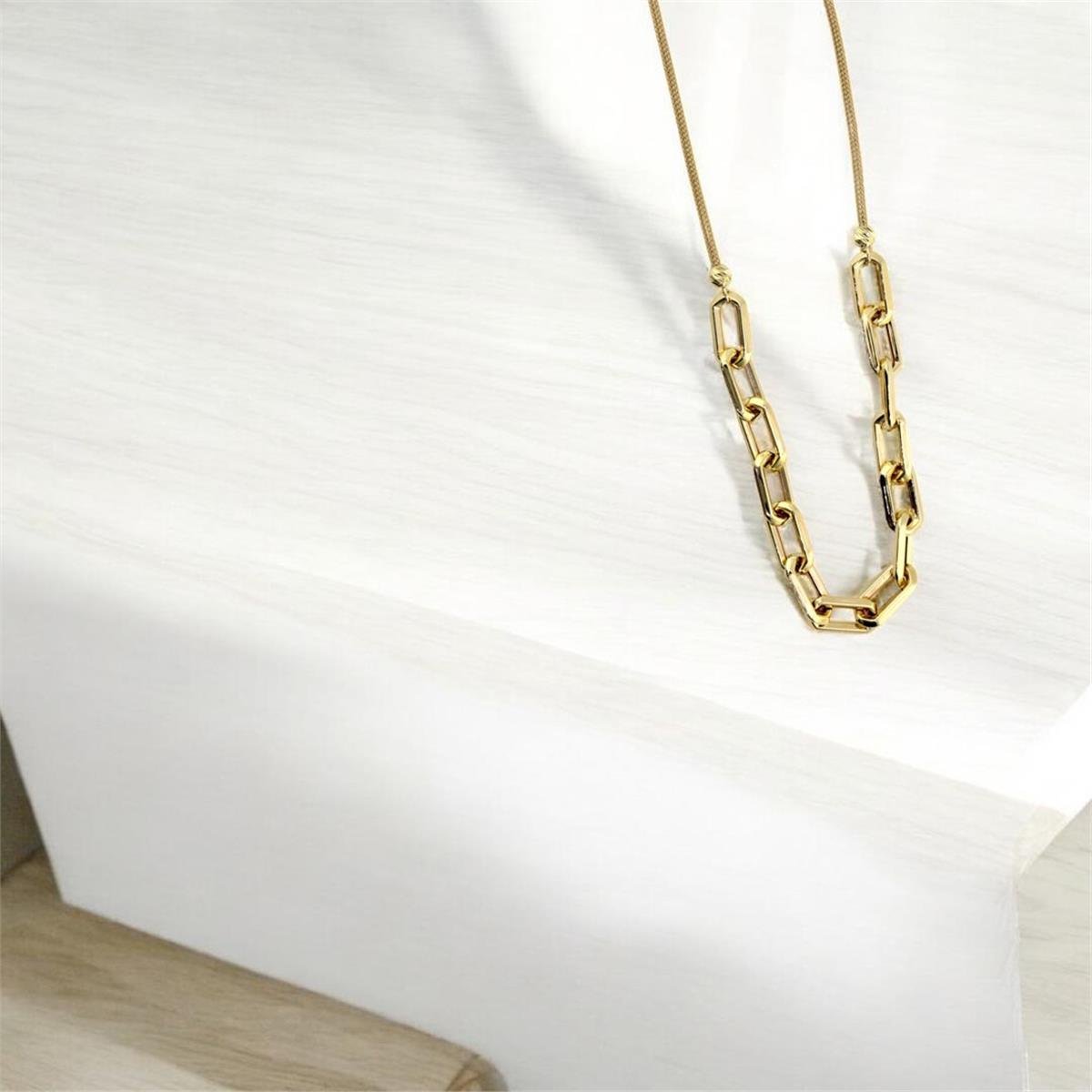 14 Ayar Altın Tasarım Gerdanlık  -  F003821