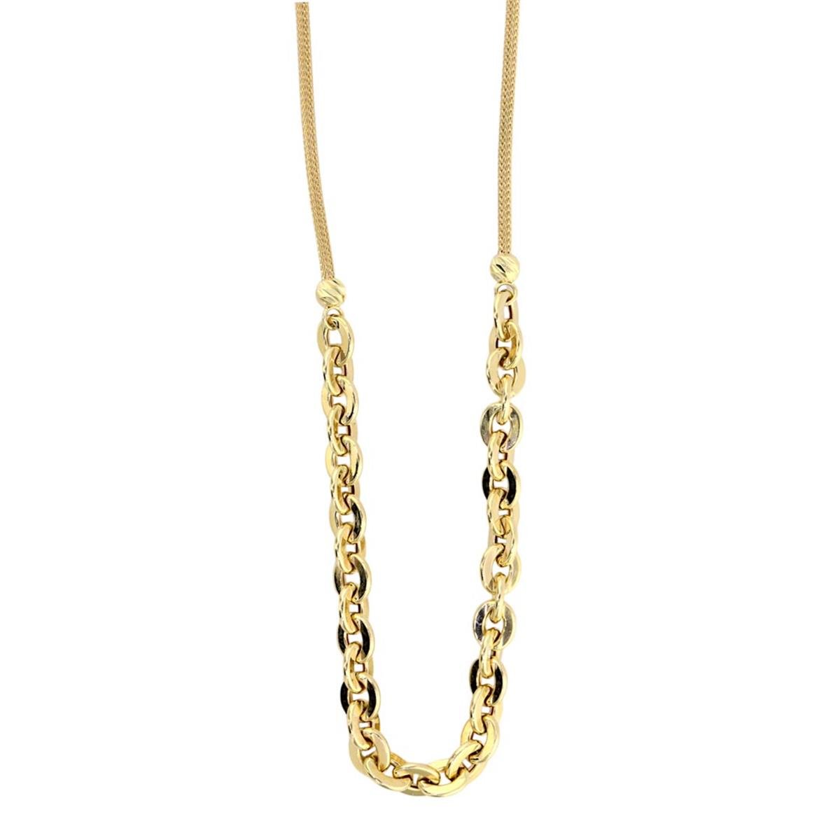 14 Ayar Altın Tasarım Gerdanlık  -  F003823