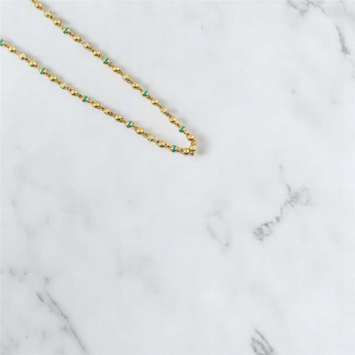 14 Ayar Altın Tasarım Kolye  -  0179275