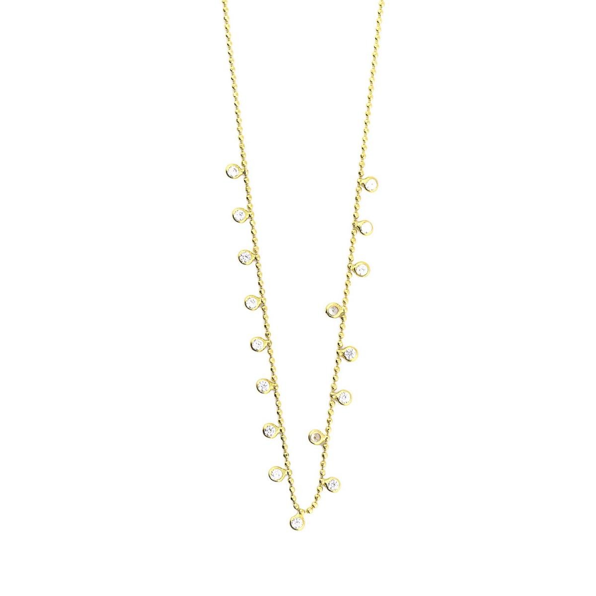 14 Ayar Altın Tasarım Kolye  -  0183055