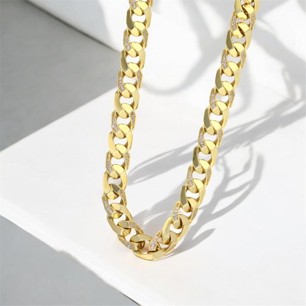 14 Ayar Altın Tasarım Kolye  -  0187720