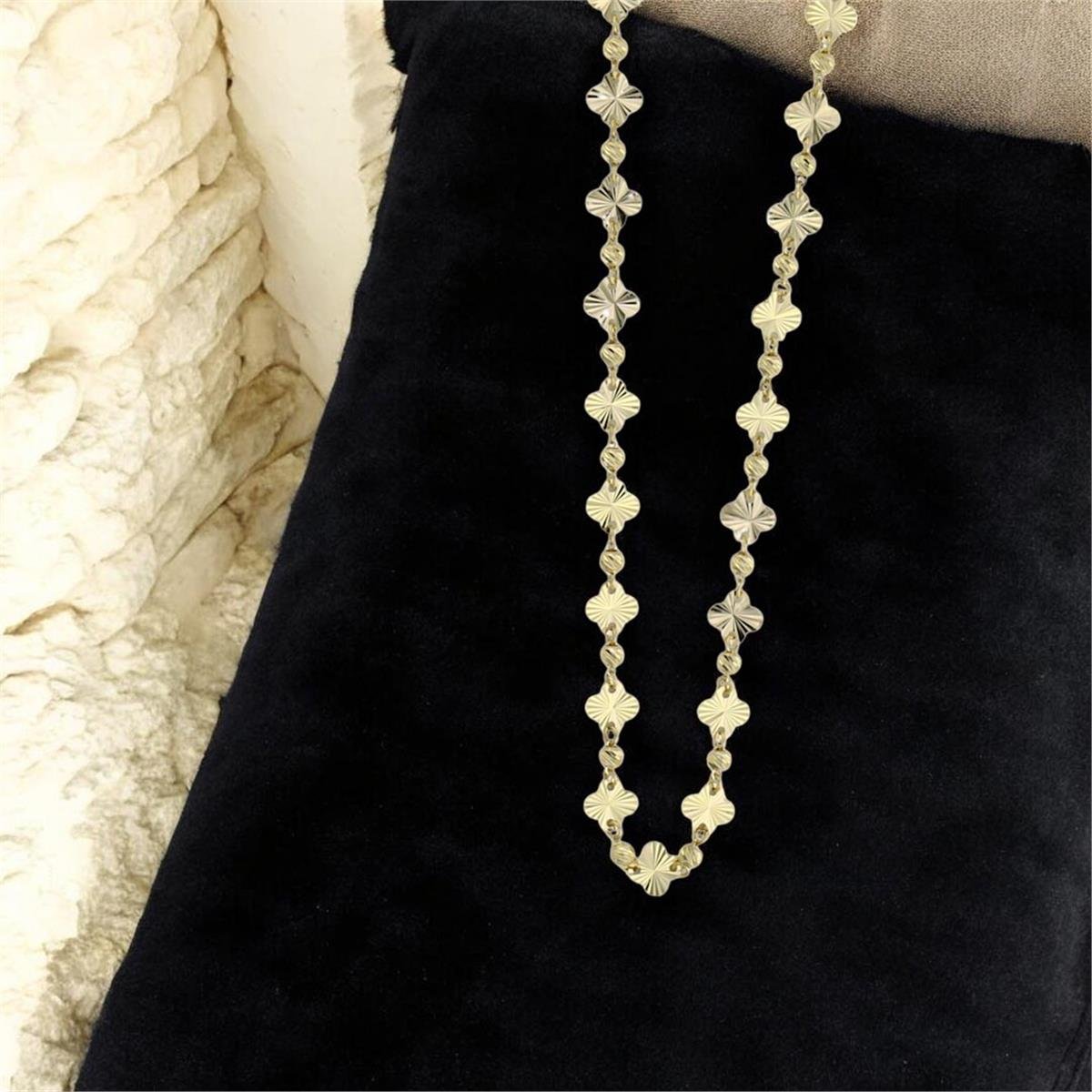 14 Ayar Altın Tasarım Kolye  -  0188293