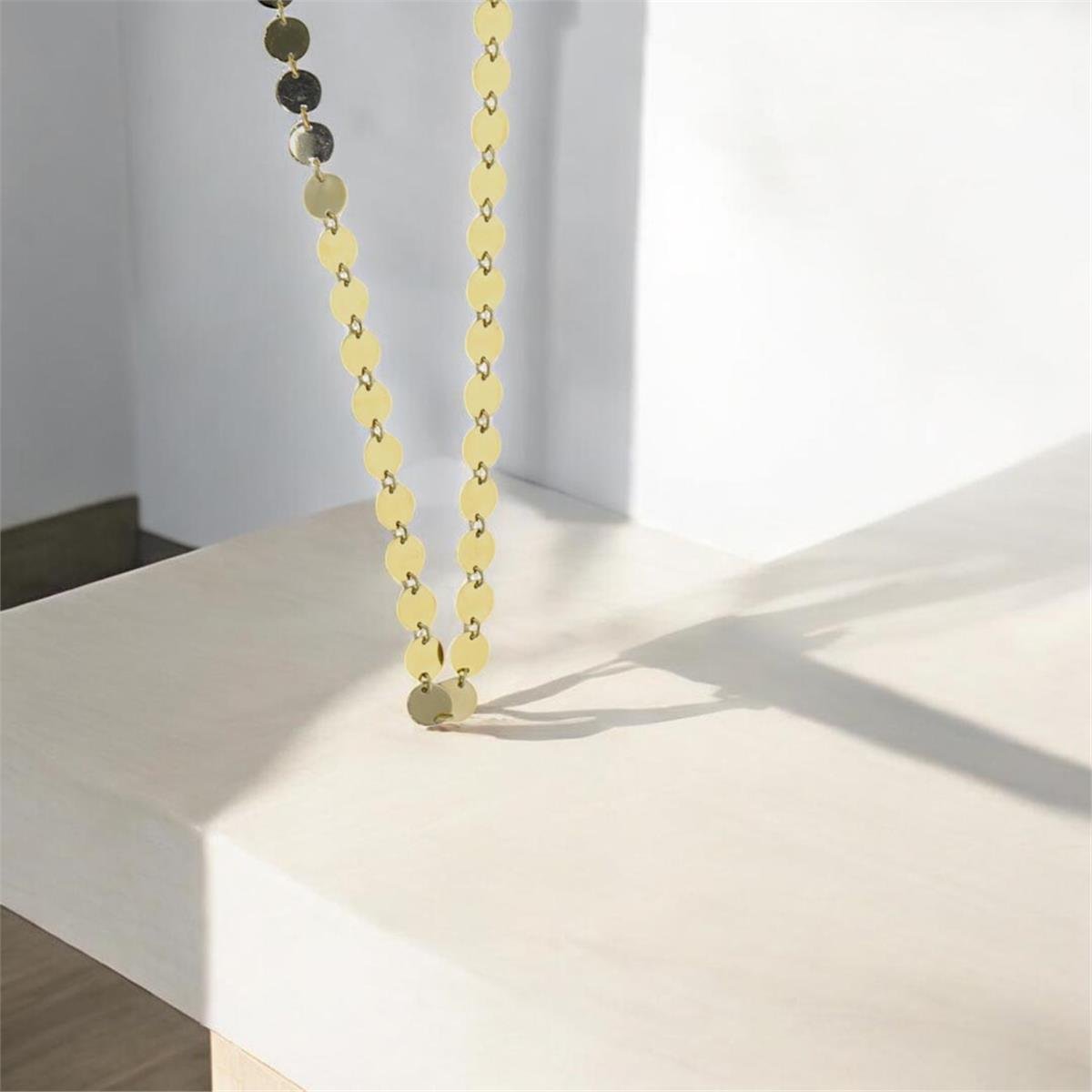 14 Ayar Altın Tasarım Kolye  -  0188294