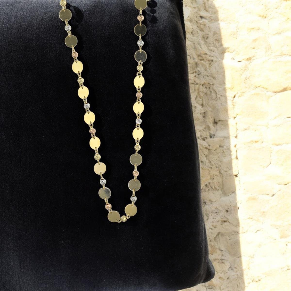 14 Ayar Altın Tasarım Kolye  -  0188296