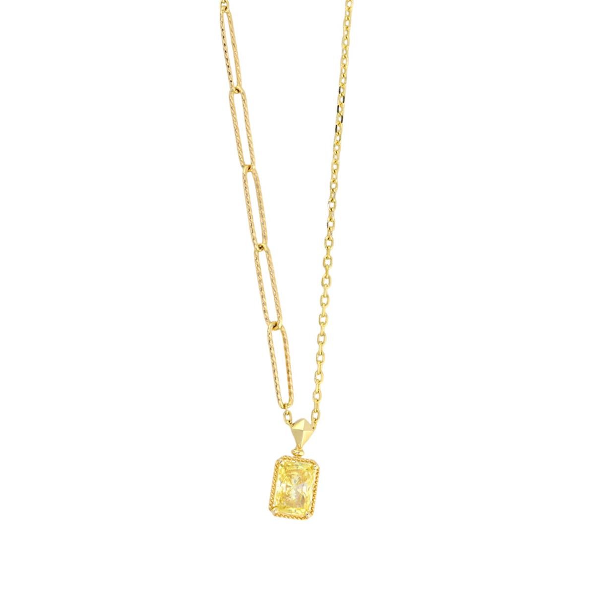 14 Ayar Altın Tasarım Kolye  -  0188953