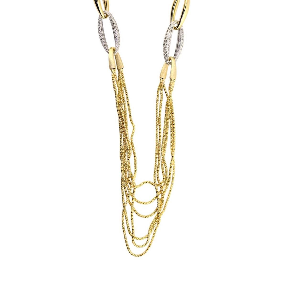 14 Ayar Altın Tasarım Kolye  -  0191077