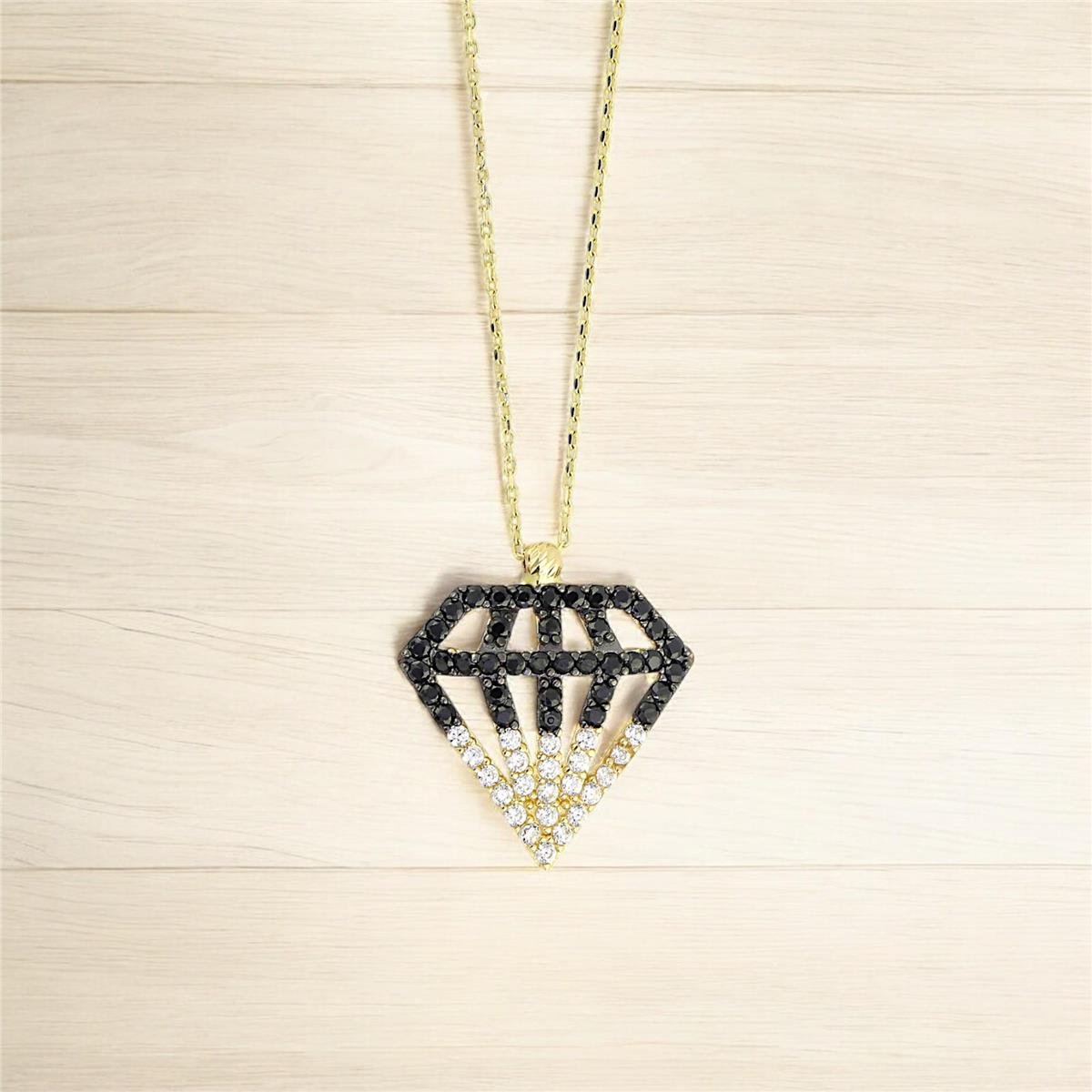 14 Ayar Altın Tasarım Kolye  -  0192160