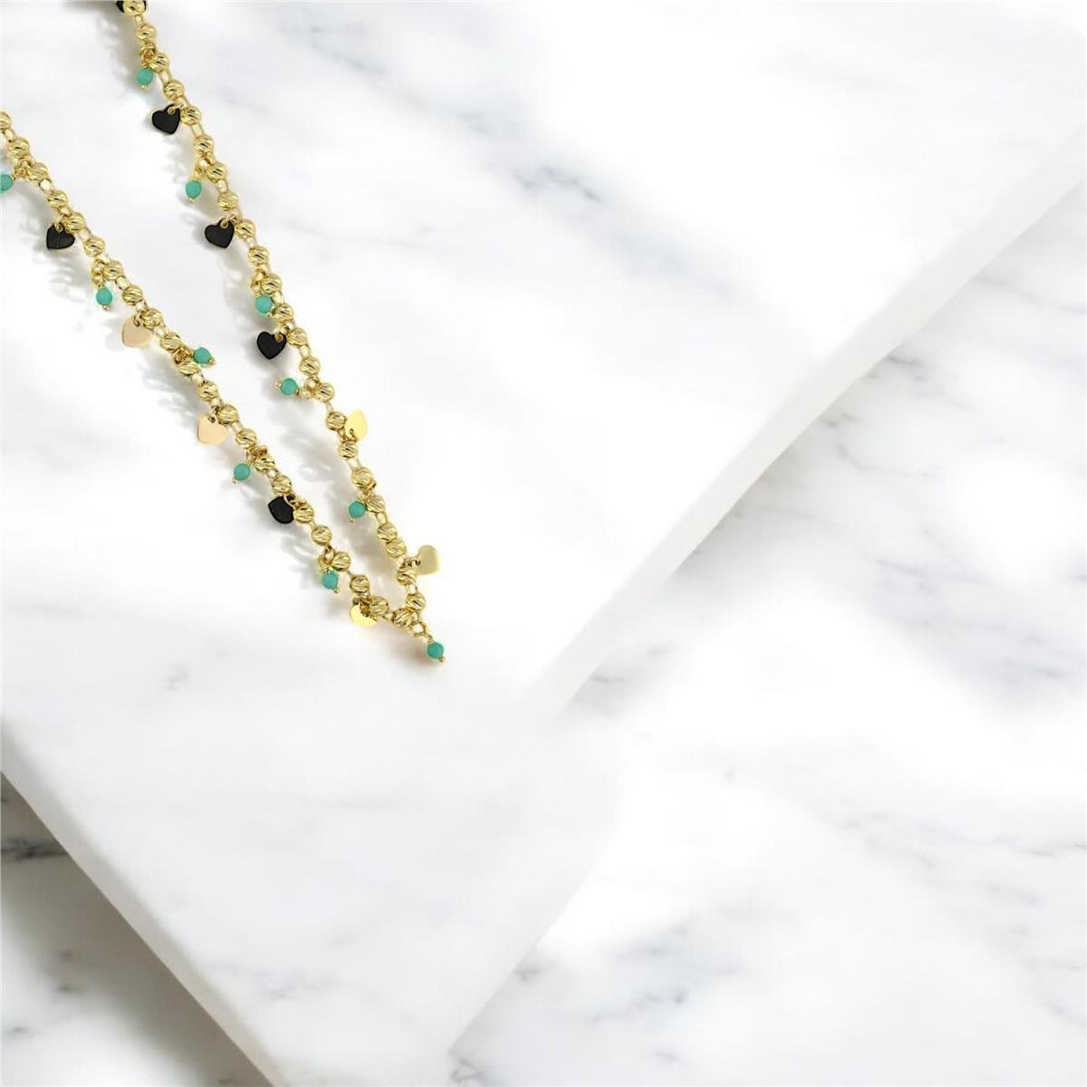 14 Ayar Altın Tasarım Kolye  -  0192703