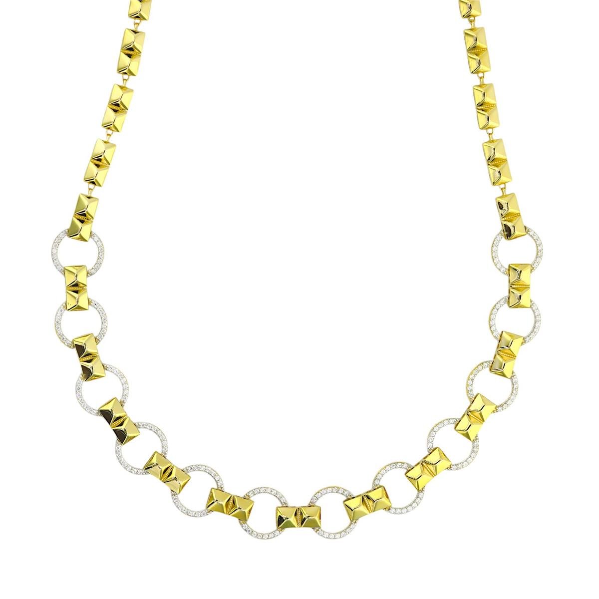 14 Ayar Altın Tasarım Kolye  -  0194338