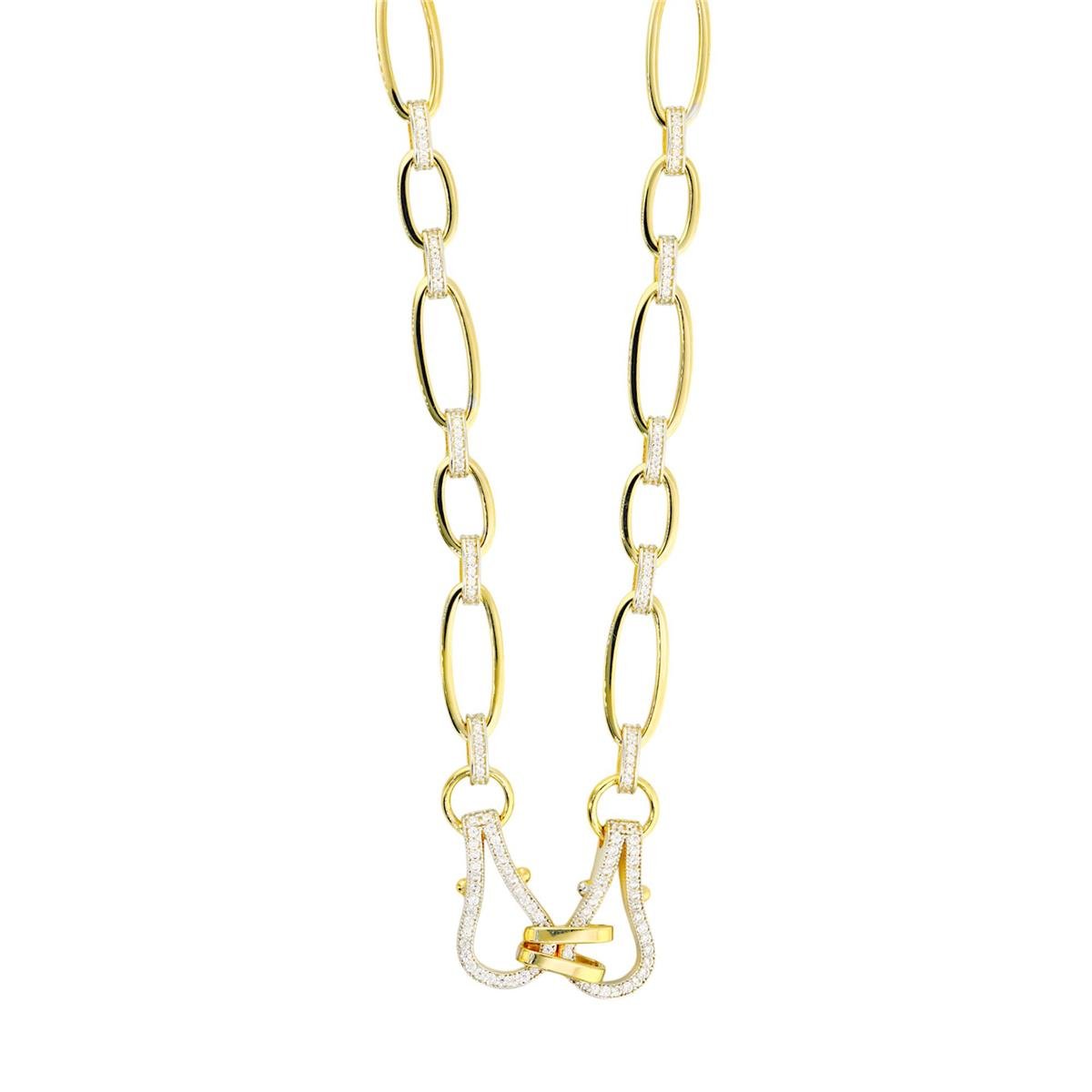 14 Ayar Altın Tasarım Kolye  -  0194348