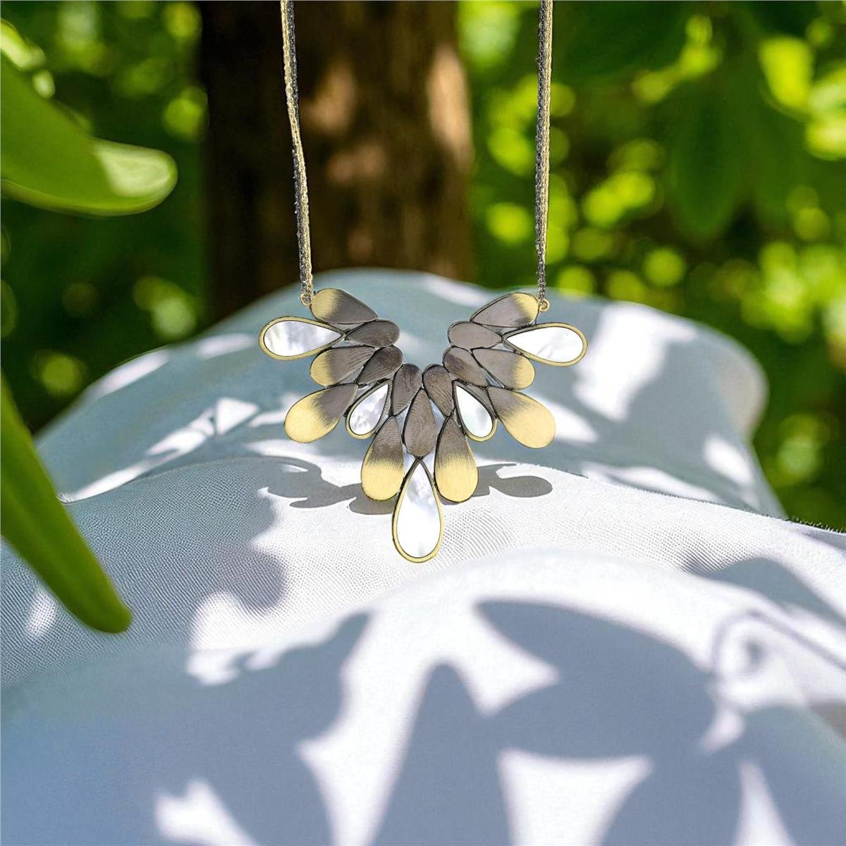 14 Ayar Altın Tasarım Kolye  -  0195082