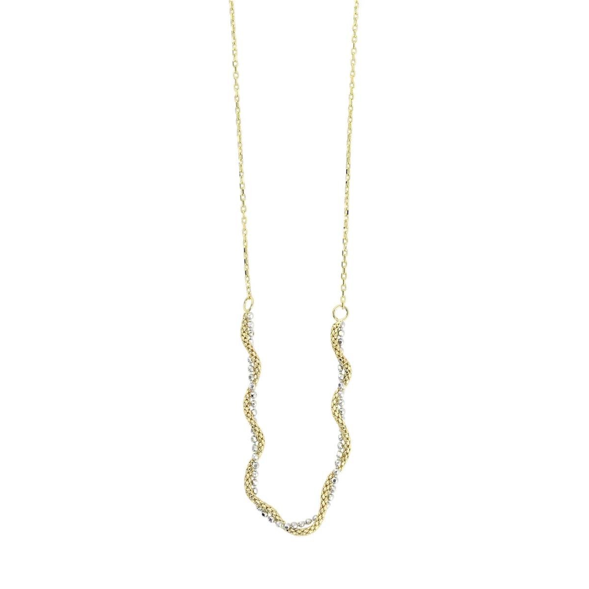 14 Ayar Altın Tasarım Kolye  -  0195224