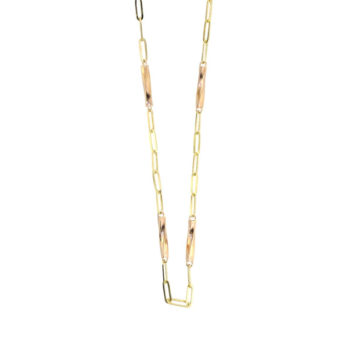 14 Ayar Altın Tasarım Kolye  -  0195233